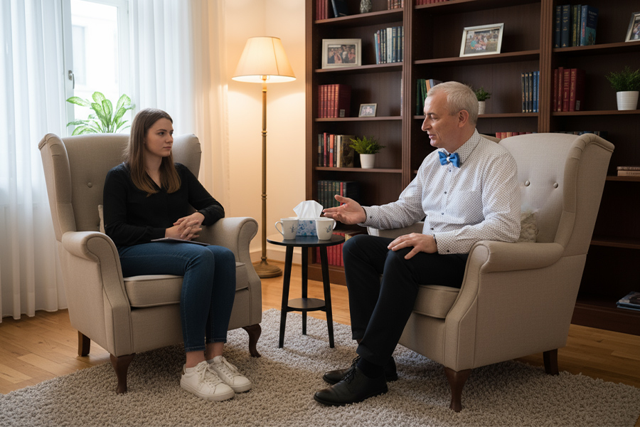 Dirk Nudel in der Therapie Dirk Nudel in der Therapie